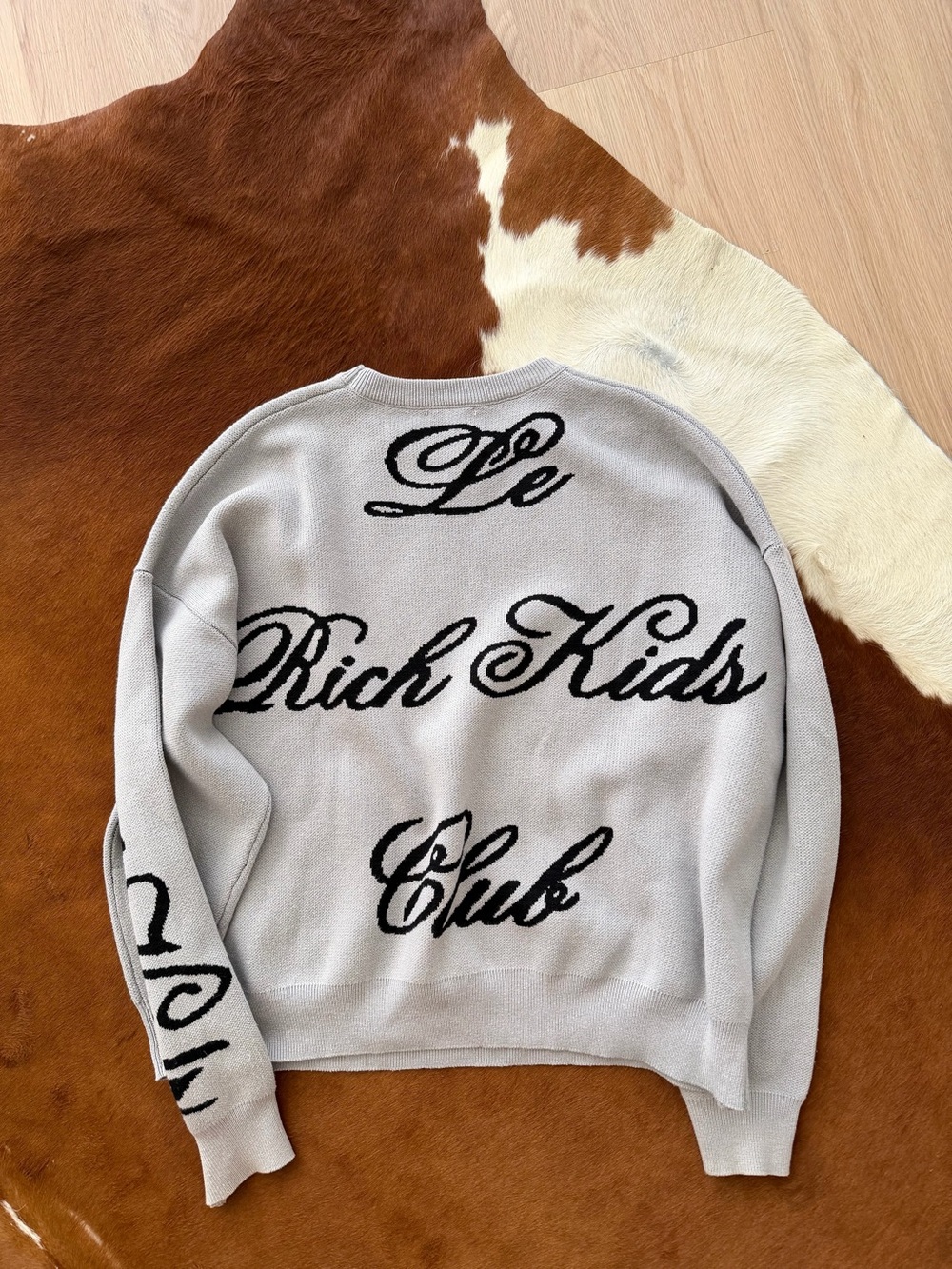 Toximaniac “Le Rich Kids Club” knit sweater